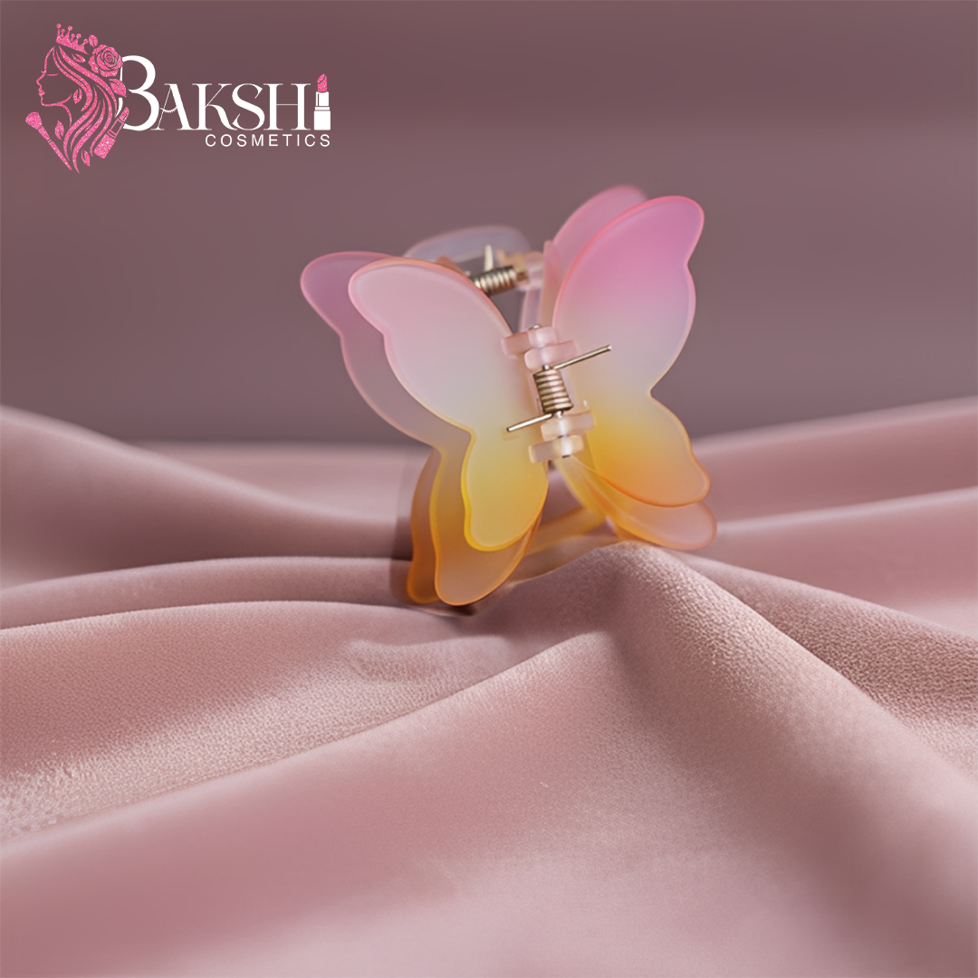 Everyday Comfort Seamless Hair Elastics Pink Orange Gradient