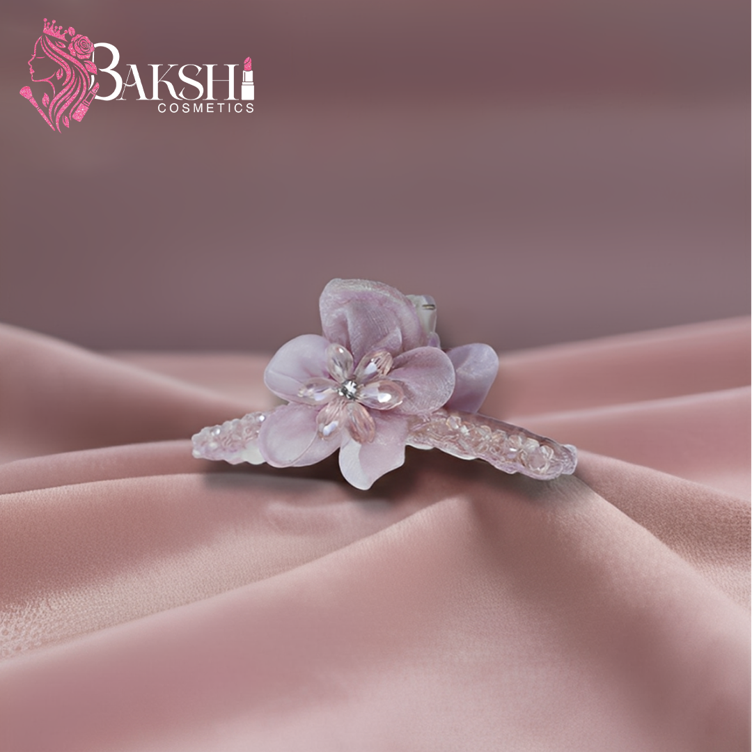 Rose Gold ‘Blush Petal’ American Diamond Flexible Juda Clip