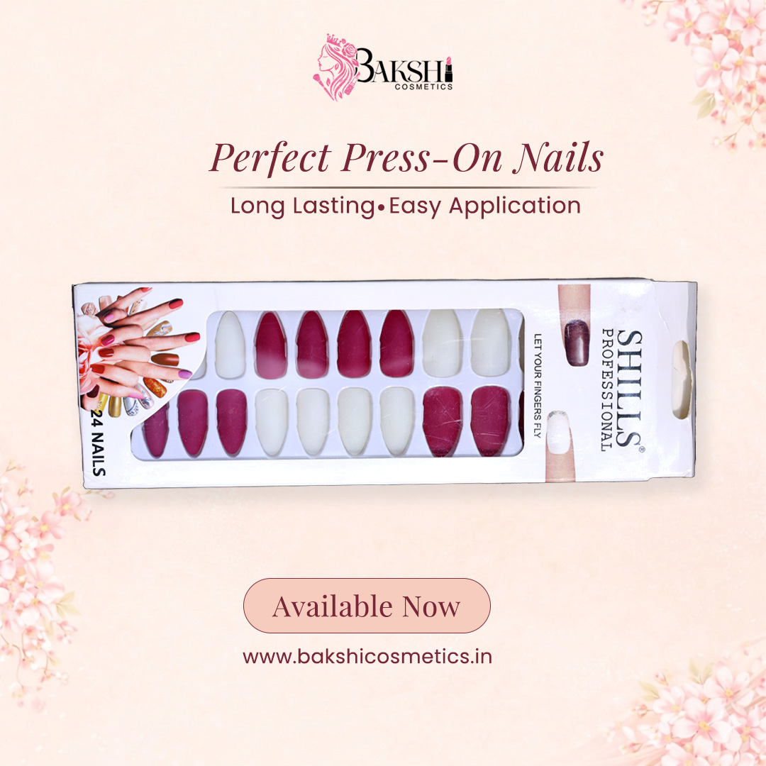 Executive Matte & Marble Stone Press-On Nails – 24 Pcs Professional Series