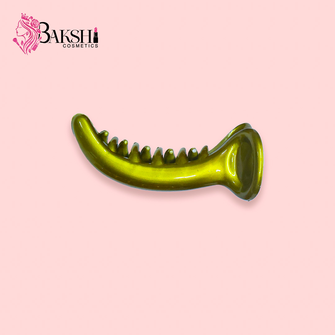 Shiny Yellow Banana Clip – Single Piece