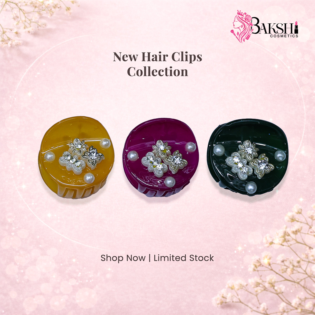 Hair Clutchers – Premium Glossy Set of 3 (Mustard, Magenta, Emerald)