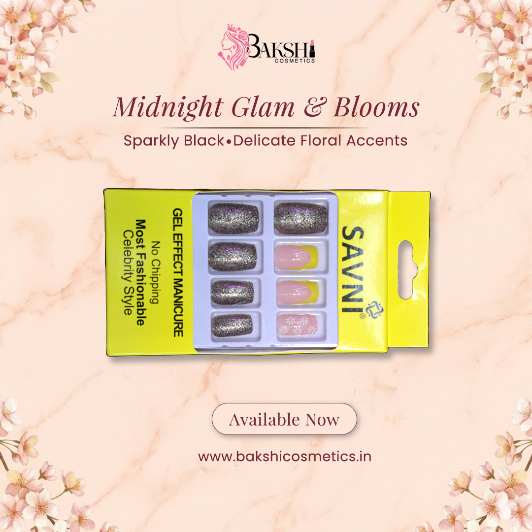 Pink Shade Nails With A Touch Of Sparkle