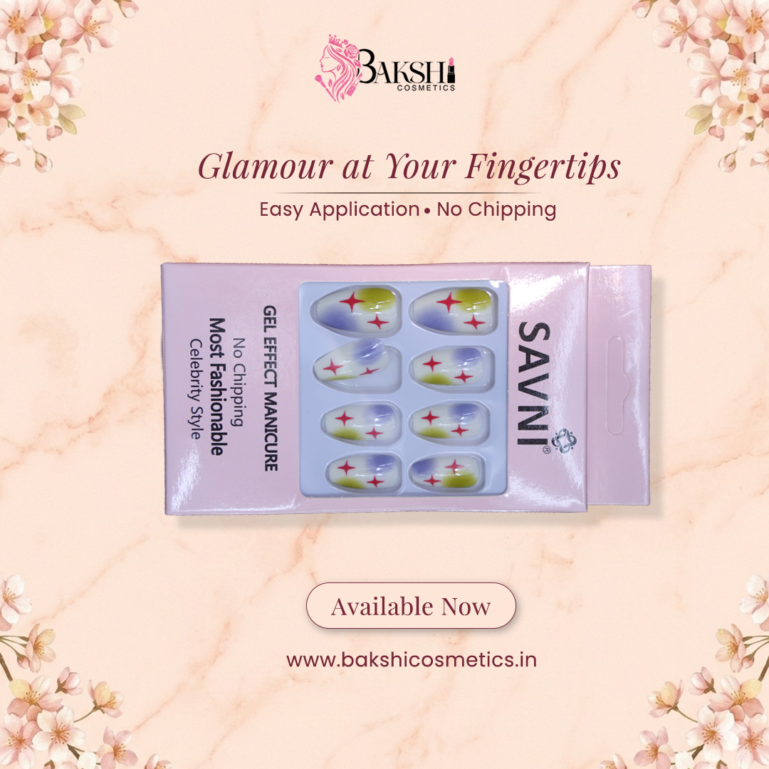 Blue and Yellow Dual Shade Nails