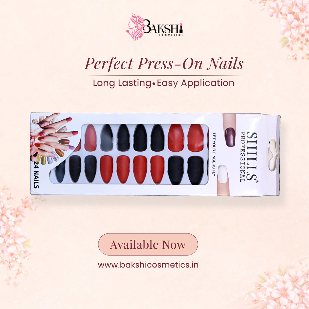 Executive Matte & Marble Stone Press-On Nails – 24 Pcs Professional Series