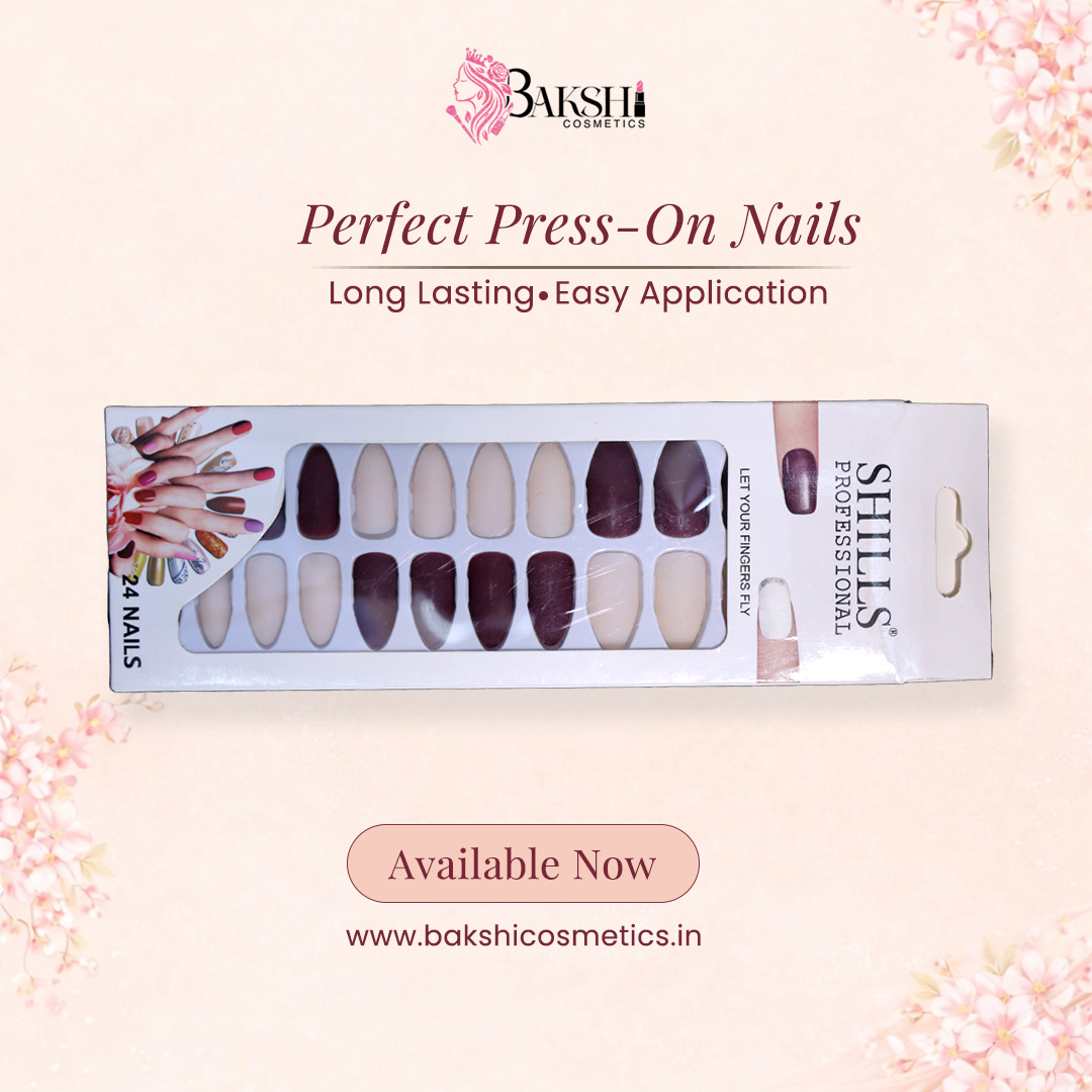 Executive Matte & Marble Stone Press-On Nails – 24 Pcs Professional Series