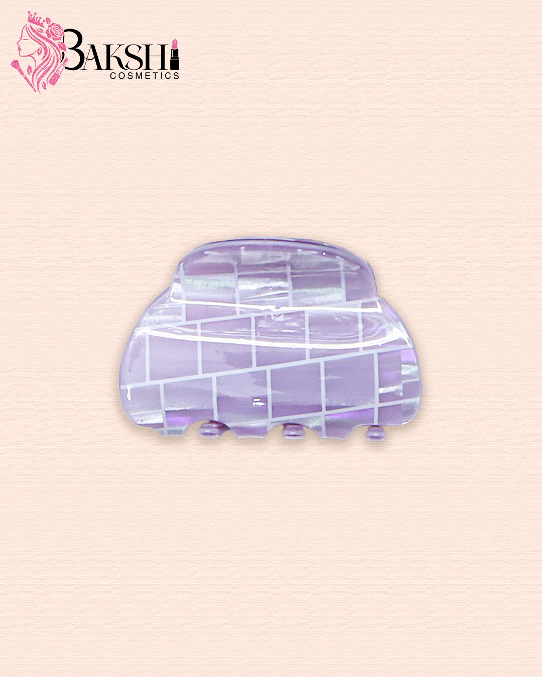 Soft Lavender Meadow Tapered Hair Claw