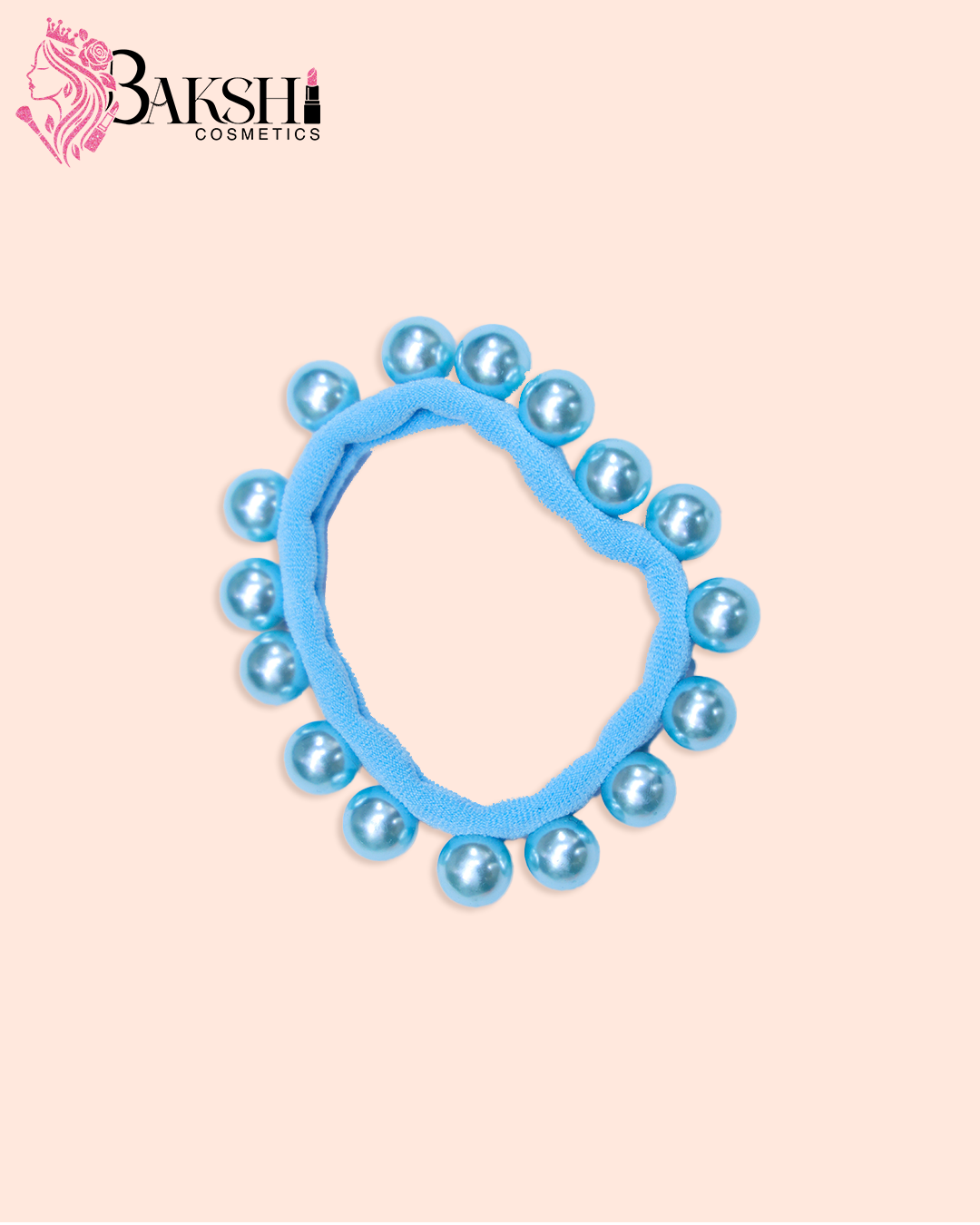 Premium Seamless Soft-Touch Rubber Bands – Blue