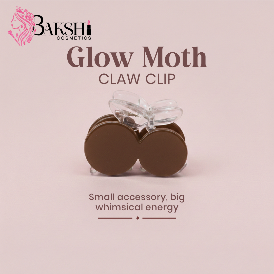 Brown Claw Clip – Glow Moth