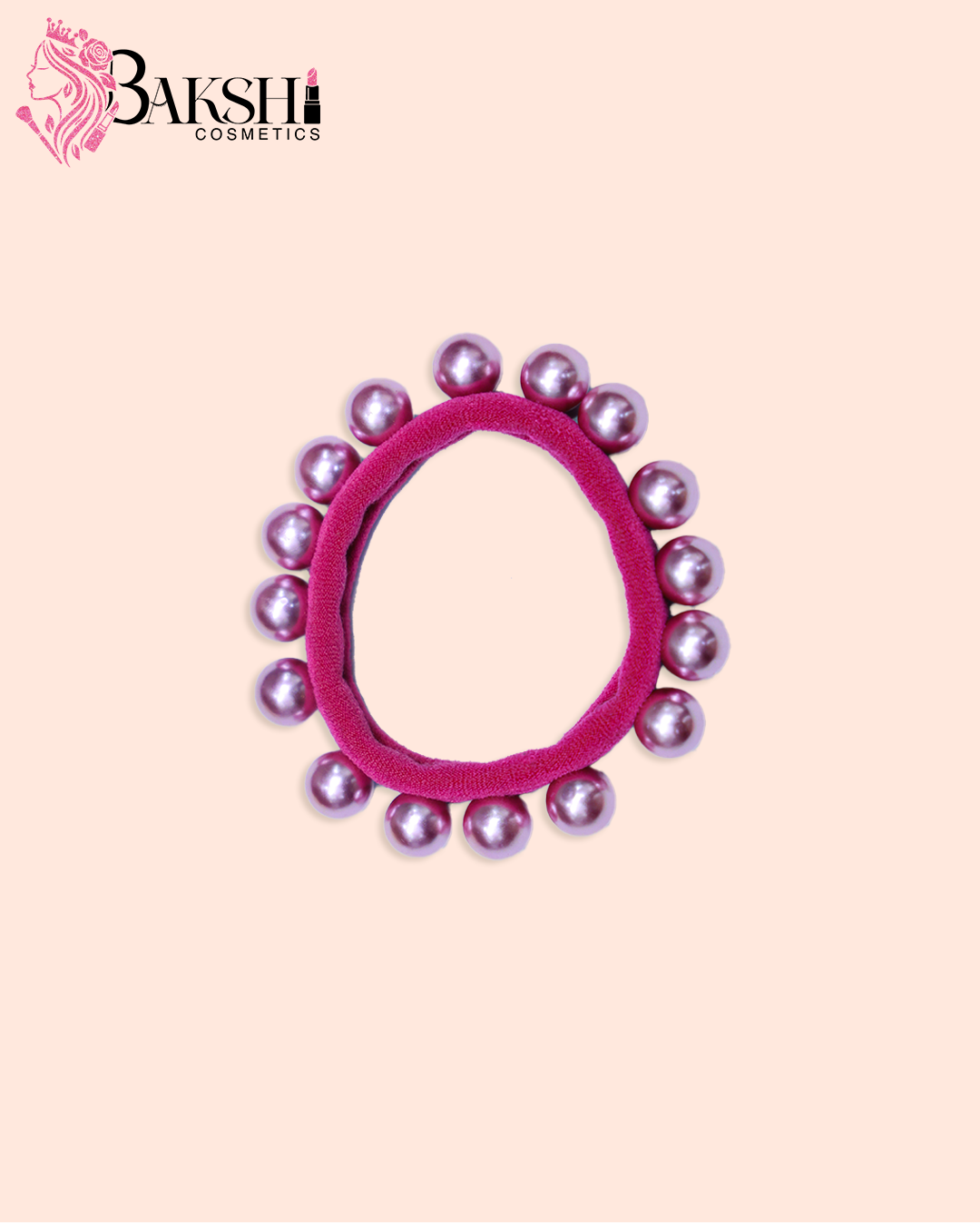 Premium Seamless Soft-Touch Rubber Bands – Pink