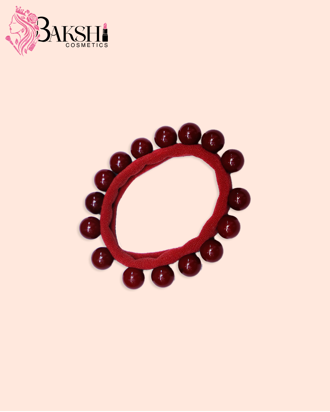 Premium Seamless Soft-Touch Rubber Bands – Wine Red