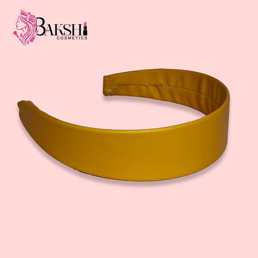 Yellow Velvet Hair Band