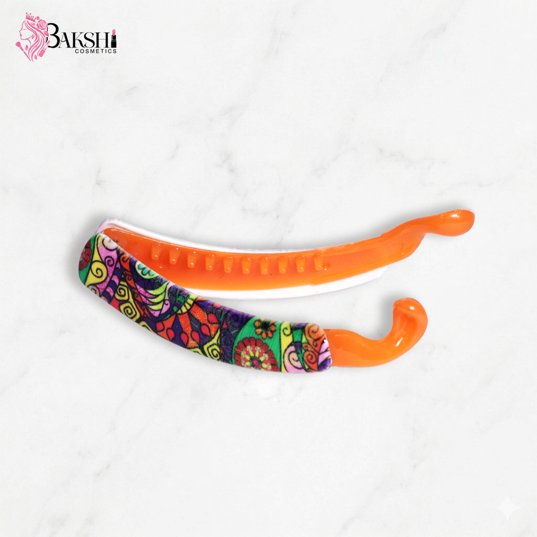 Tangy Orange Abstract Banana Clip