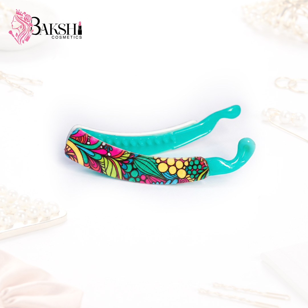 Mint Green Floral Banana Clip