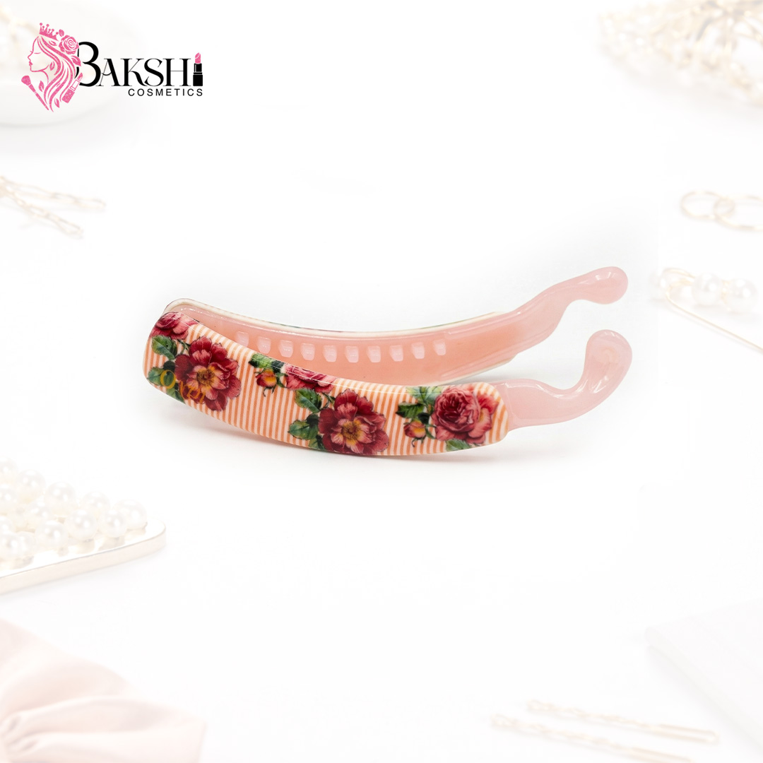 Peach Blossom Banana Clip