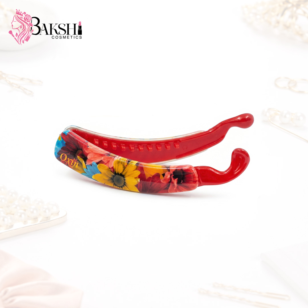 Cherry Red Sunflower Banana Clip