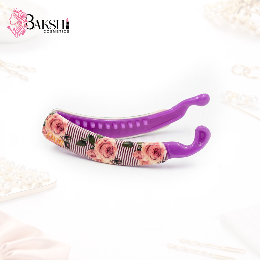 Lavender Garden Banana Clip