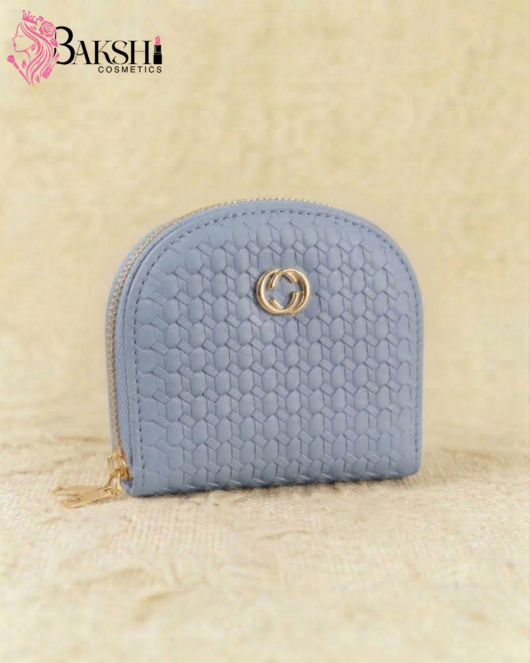 Lavender Dome-Style Textured Coin Purse & Mini Wallet