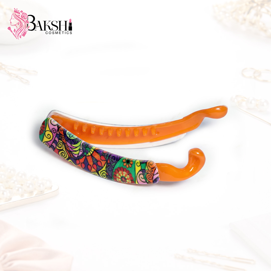 Orange Scarlet Autumn Banana Clip