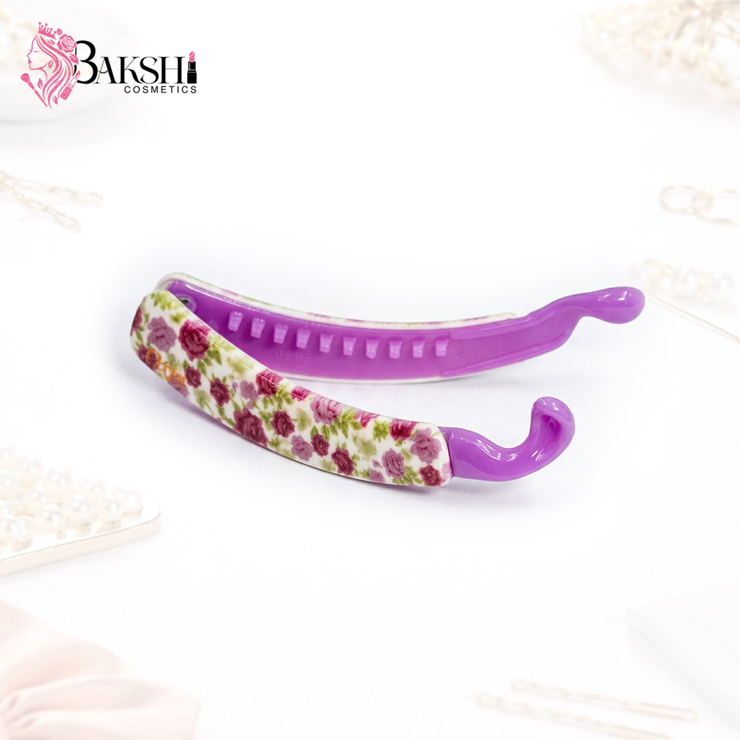 Pine Green Tropical Banana Clip