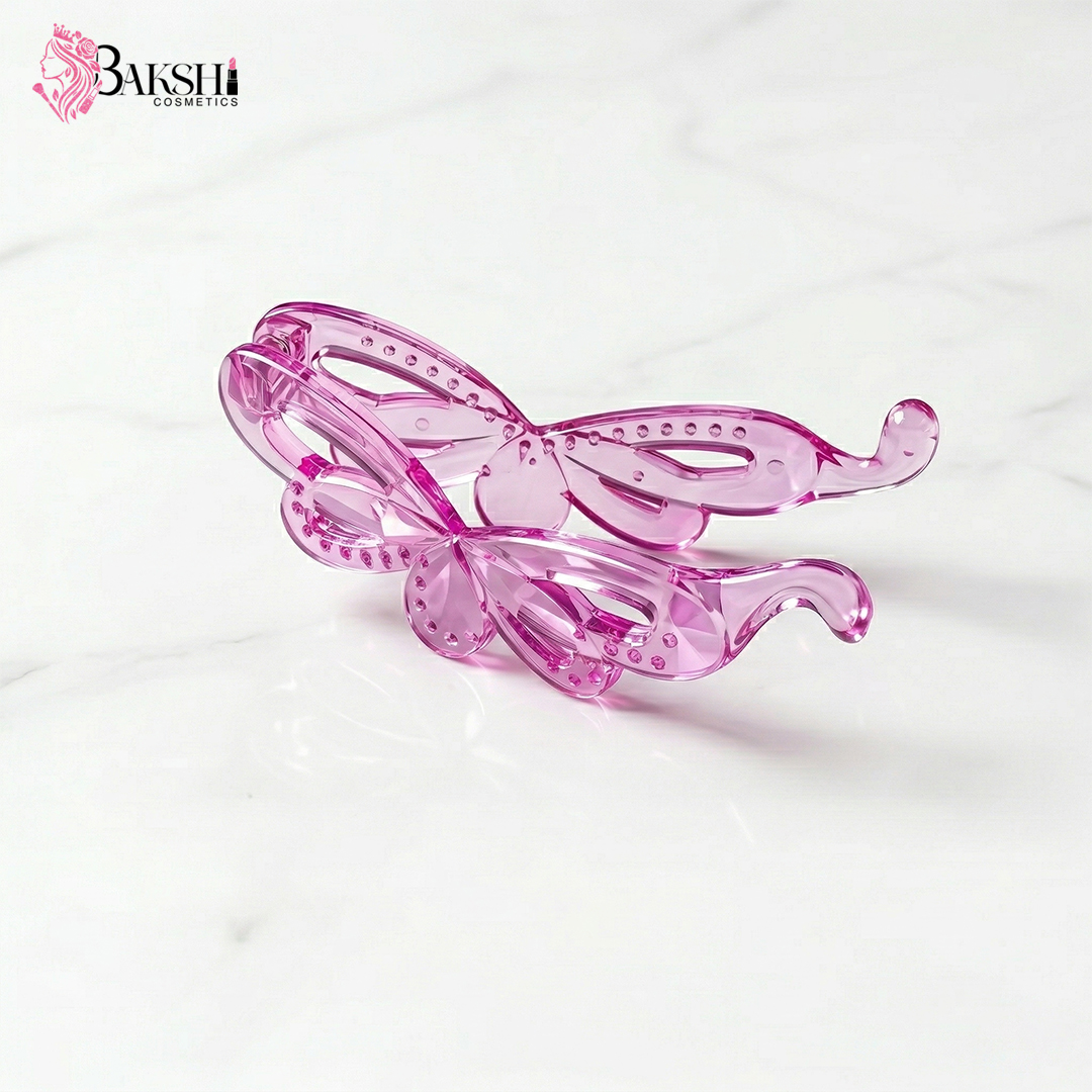 Purple Champagne Crystal Clip