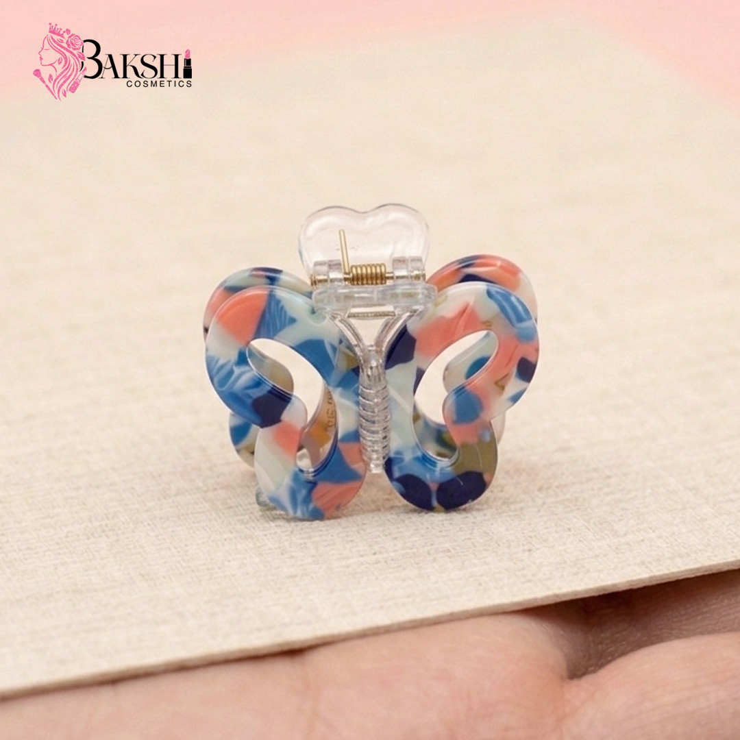 Sky Blue Marble Butterfly Claw