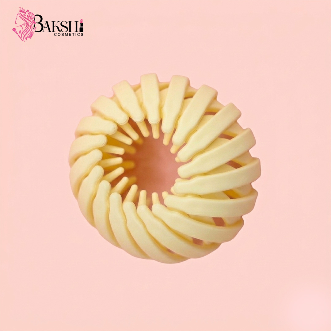 Expandable Bird’s Nest Hair Clip & Juda Holder-yellow