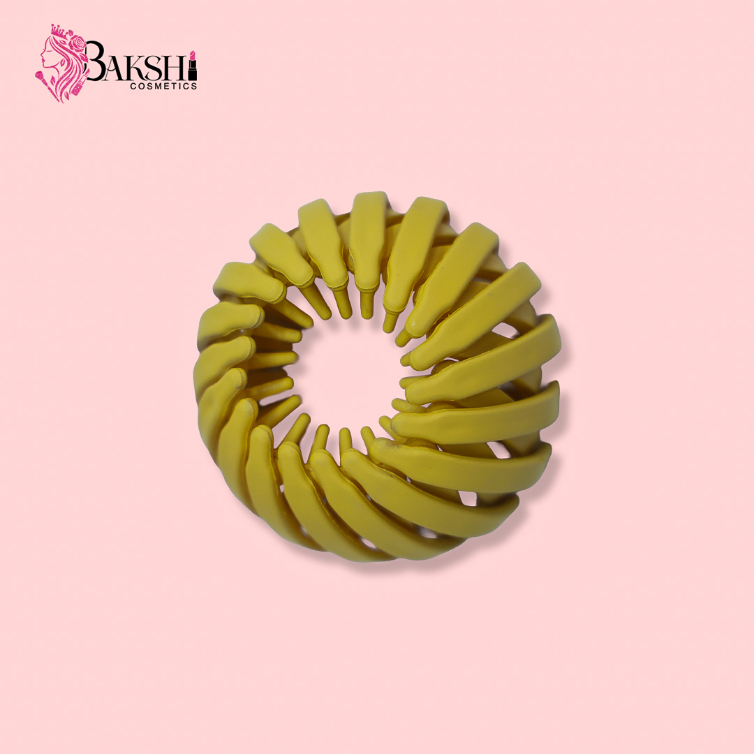Expandable Bird’s Nest Hair Clip & Juda Holder-Lemon