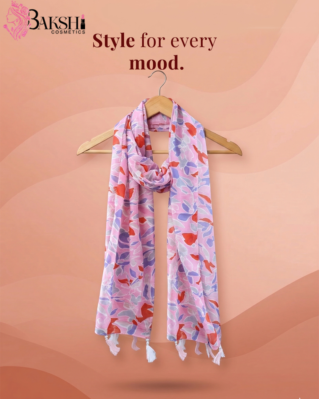 Lavender Dream Abstract Petal Stole