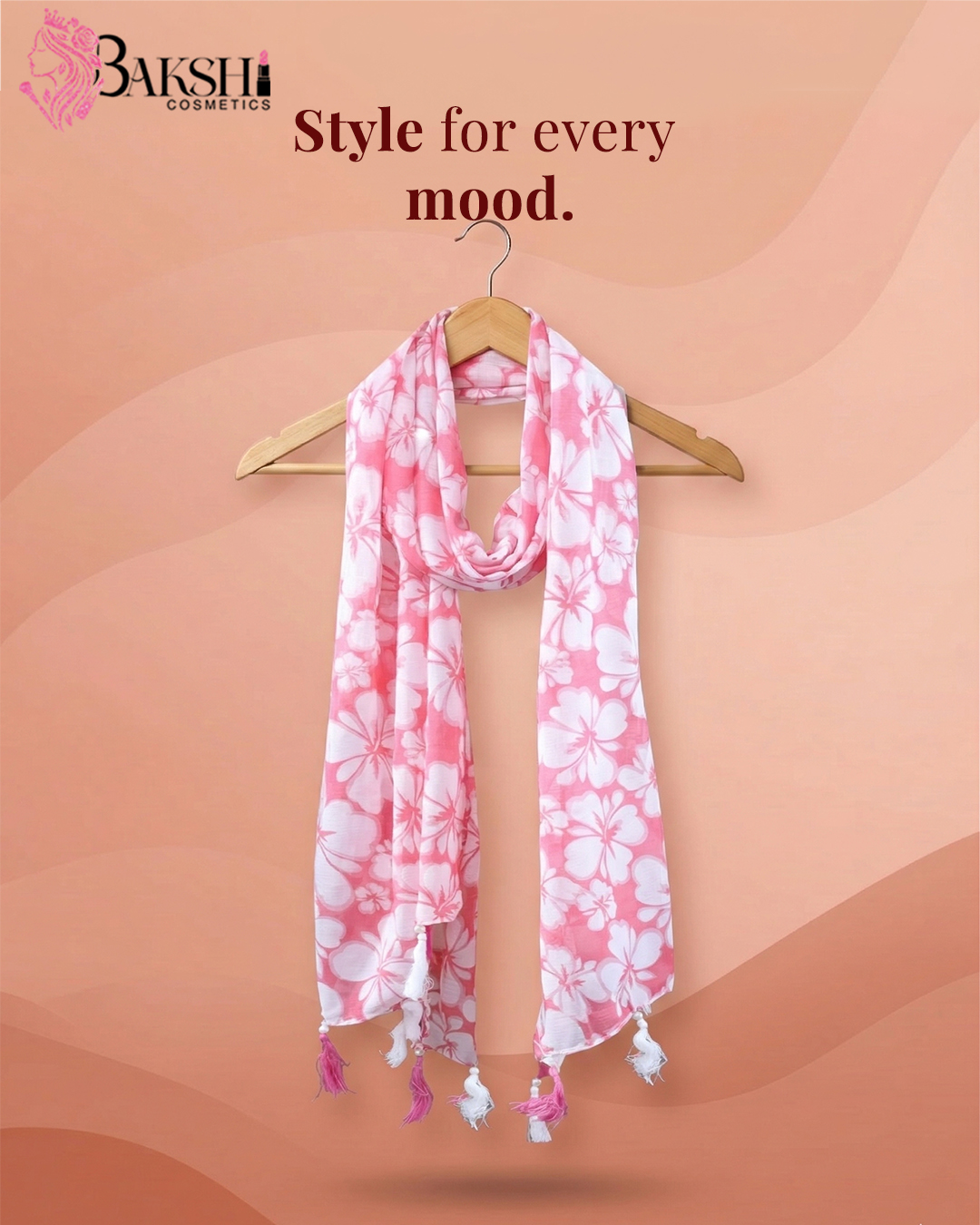 Zebra Chic Animal Print Stole