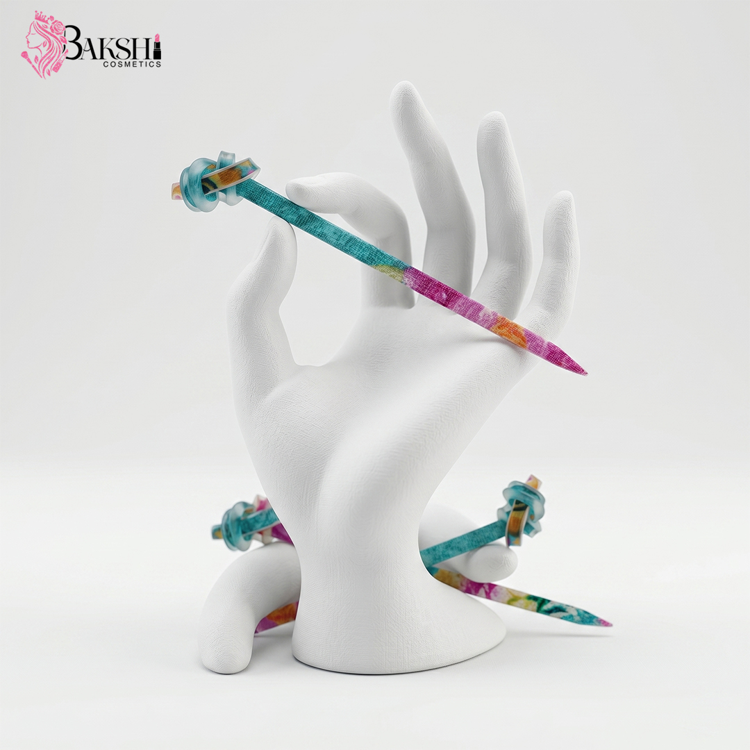 Tangerine Knot Sculpted Hair Stick