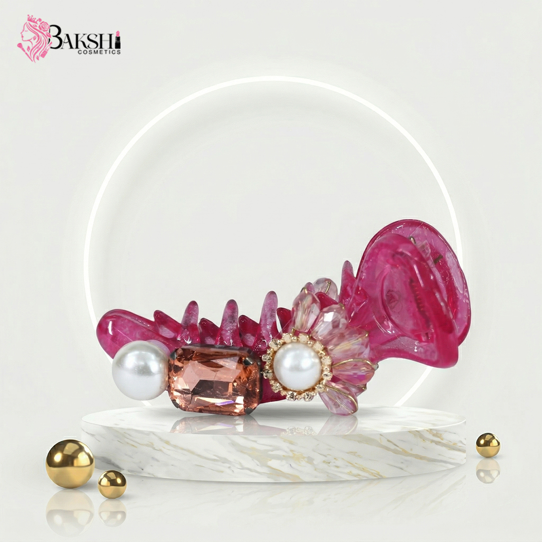 Crimson Ruby Medallion Clip