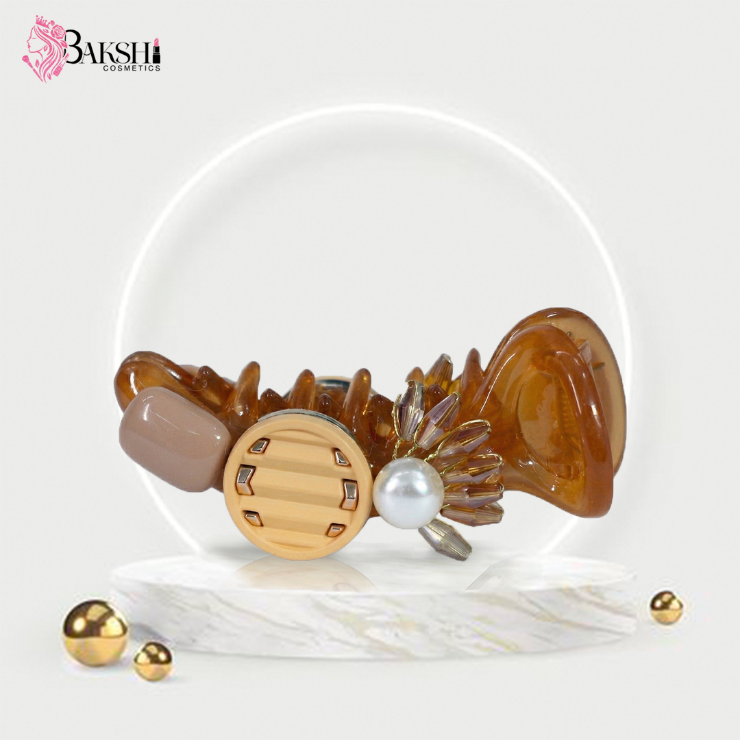 Golden Honey Crystal Clip
